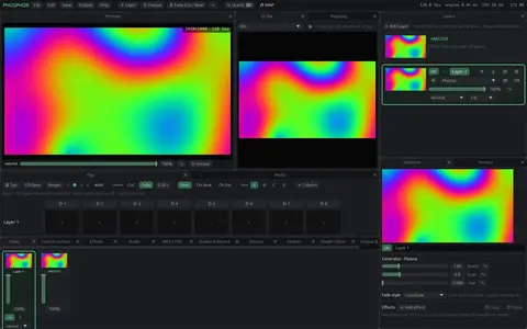 Phosphor：ビートに合わせたVJとプロジェクションマッピング。